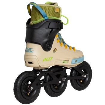 POWERSLIDE next renegade werbeski pro 125 πατίνια - μπεζ/πράσινο 19.908422 4040333573723