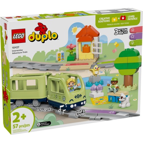 LEGO DUPLO Town Διαδραστικό Τρένο Για Περιπέτειες, Σετ  10427 5702017583822