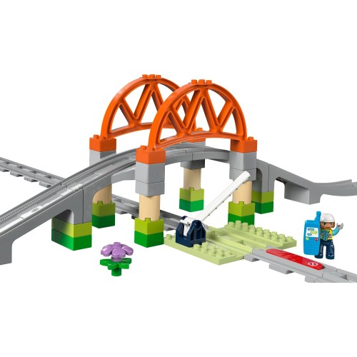 LEGO DUPLO Town Expansion Set With Bridge And Train Tracks 10426 5702017583815