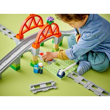 LEGO DUPLO Town Expansion Set With Bridge And Train Tracks 10426 5702017583815