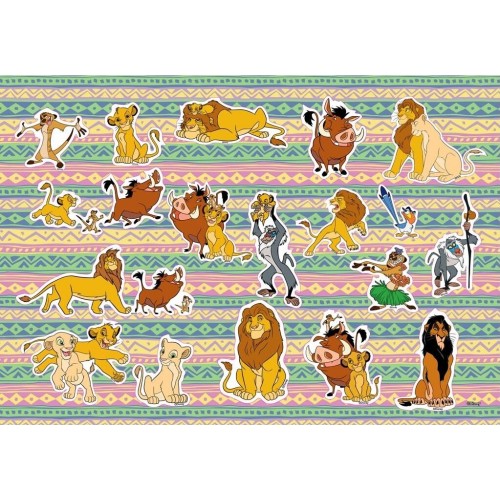 Diakakis imports Disney The Lion King Lion King Drawing Pad 23x33 40 Sheets Self-adhesive Stencils - 2 Pages, 2 Colors. 00056448