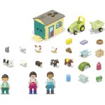 Playmobil Junior: Farm Adventure With Tractor, Trailer, And Animal Friends 71656 4008789716566