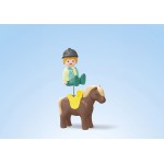 Playmobil Junior: Farm Adventure With Tractor, Trailer, And Animal Friends 71656 4008789716566