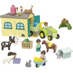 Playmobil Junior: Farm Adventure With Tractor, Trailer, And Animal Friends 71656 4008789716566