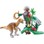 Playmobil Dinos Εξερευνητής Και Βελοσιράπτορ 71823 4008789718235