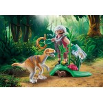 Playmobil Dinos Εξερευνητής Και Βελοσιράπτορ 71823 4008789718235