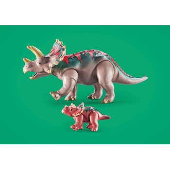 Playmobil Dinos Τρικεράτοπες Και Εξερευνητής 71821 4008789718211
