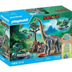 Playmobil Dinos Brachiosaurus With Hovercraft 71819 4008789718198