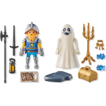 Playmobil Starter Pack Φάντασμα Και Ιππότης Novelmore 71797 4008789717979