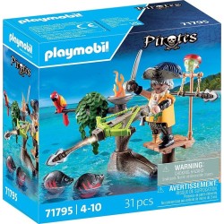 Playmobil Pirates Πειρατές Pirate With Ballista 71795 4008789717955