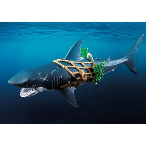 Playmobil Pirates Πειρατές Πειρατής Με Γιγαντιαίο Καρχαρία 71793 4008789717931