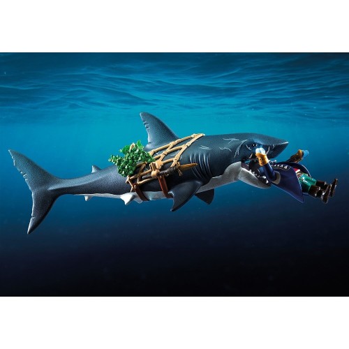 Playmobil Pirates Πειρατές Giant Shark With Pirate 71793 4008789717931