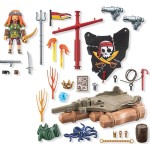 Playmobil Pirates Πειρατές Πειρατική Σχεδία Με Κανόνια 71794 4008789717948