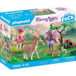 Playmobil Princess Magic Starter Pack Νεράιδες Με Ζωάκια Του Δάσους 71800 4008789718006