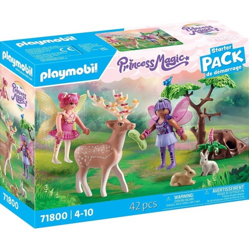 Playmobil Princess Magic Starter Pack Fairies With Forest Animals 71800 4008789718006