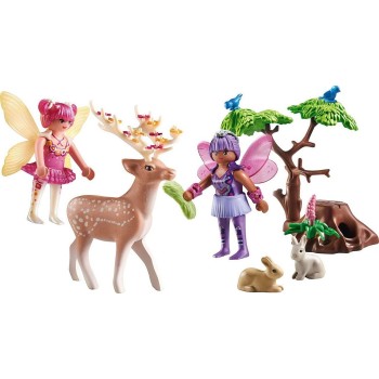 Playmobil Princess Magic Starter Pack Νεράιδες Με Ζωάκια Του Δάσους 71800 4008789718006