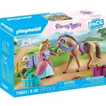 Playmobil Princess Magic Starter Pack Πριγκίπισσα Με Άλογο Ιππασίας 71801 4008789718013