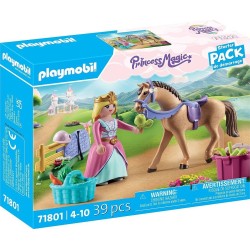 Playmobil Princess Magic Starter Pack Πριγκίπισσα Με Άλογο Ιππασίας 71801 4008789718013