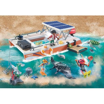 Playmobil Wiltopia Πλωτό Εργαστήριο Υποθαλάσσιων Ερευνών 71623 4008789716231