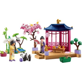 Playmobil My Life Ασιατικός Κήπος Με Κιόσκι Και Πάντα 71762 4008789717627
