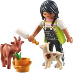 Playmobil Specialplus Woman With Goats 71759 4008789717597