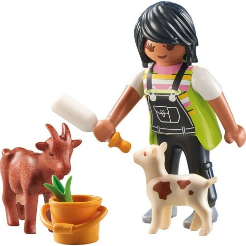 Playmobil Specialplus Woman With Goats 71759 4008789717597