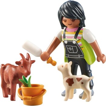 Playmobil Specialplus Woman With Goats 71759 4008789717597