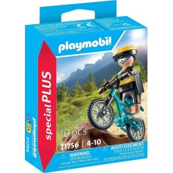 Playmobil Specialplus Ποδηλάτης Με Mountain Bike 71756 4008789717566