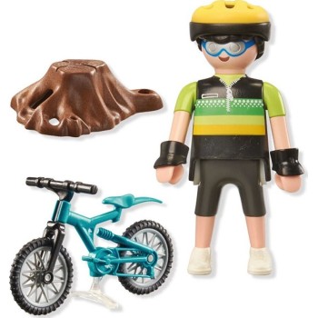 Playmobil Specialplus Ποδηλάτης Με Mountain Bike 71756 4008789717566