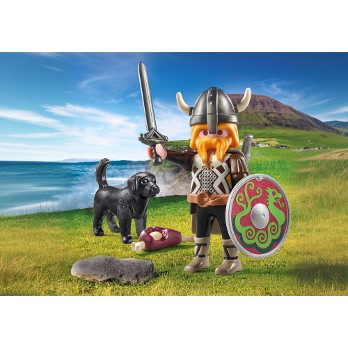 Playmobil Specialplus Viking With Guard Dog 71755 4008789717559