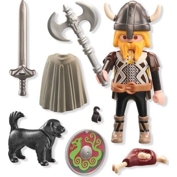 Playmobil Specialplus Viking With Guard Dog 71755 4008789717559
