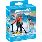 Playmobil My Life Hiker With Saint Bernard 71741 4008789717412