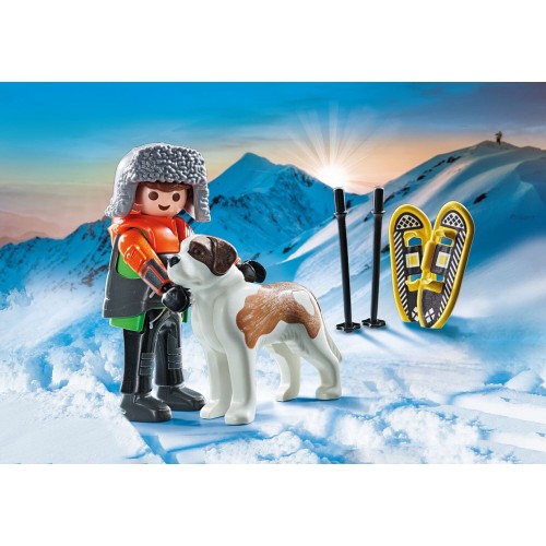 Playmobil My Life Ορειβάτης Με Σκύλο Του Αγίου Βερνάρδου 71741 4008789717412