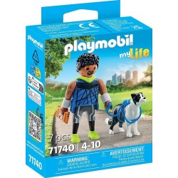 Playmobil My Life Jogger With Border Collie 71740 4008789717405