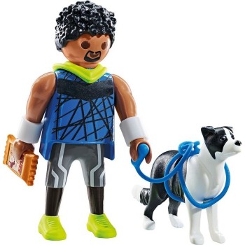 Playmobil My Life Jogger With Border Collie 71740 4008789717405