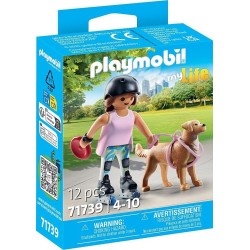 Playmobil My Life Σκέιτερ Με Ριτρίβερ 71739 4008789717399