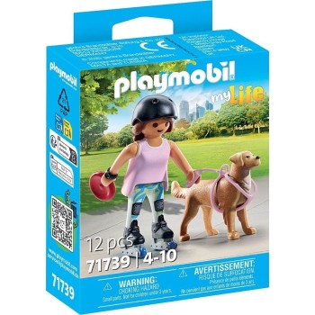 Playmobil My Life Σκέιτερ Με Ριτρίβερ 71739 4008789717399
