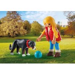 Playmobil My Life Γυναίκα Με Ορεινό Σκύλο Μπερνίζ 71738 4008789717382