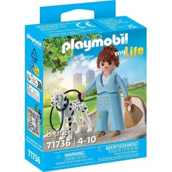 Playmobil My Life Κοπέλα Με Σκυλί Δαλματίας 71736 4008789717368