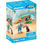 Playmobil My Life Ινδικά Χοιρίδια Με Σπιτάκι 71746 4008789717467