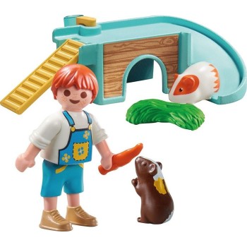 Playmobil My Life Ινδικά Χοιρίδια Με Σπιτάκι 71746 4008789717467