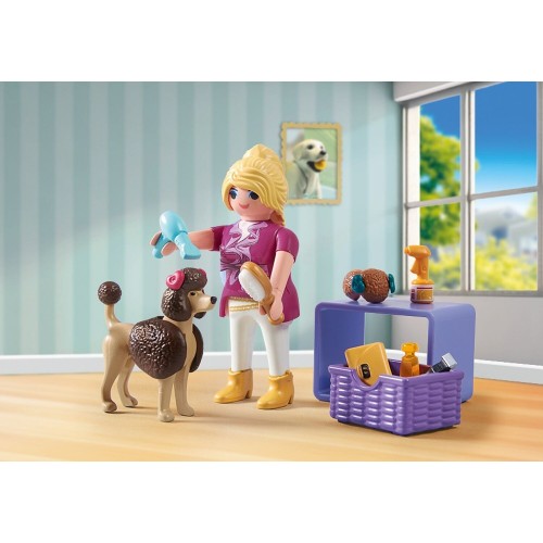 Playmobil My Life Dog Groomer 71747 4008789717474