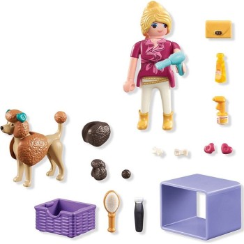 Playmobil My Life Καλλωπισμός Σκύλων 71747 4008789717474
