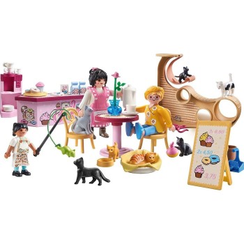 Playmobil My Life Καφετέρια Με Γάτες 71744 4008789717443