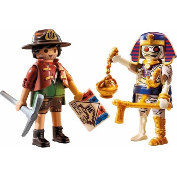 Playmobil Duo_pack Duopack Κυνηγός Θησαυρού Και Μούμια 71796 4008789717962