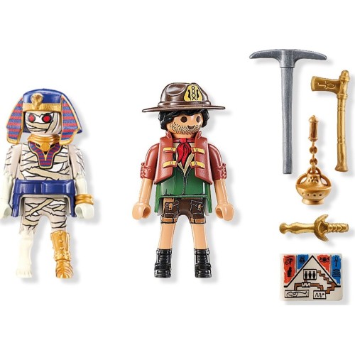 Playmobil Duo_pack Duopack Κυνηγός Θησαυρού Και Μούμια 71796 4008789717962