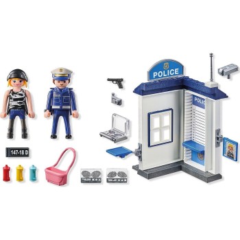 Playmobil Action Heroes Starter Pack Police Room 71733 4008789717337