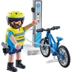 Playmobil Action Heroes Αστυνόμος Με Ηλεκτρικό Ποδήλατο 71732 4008789717320