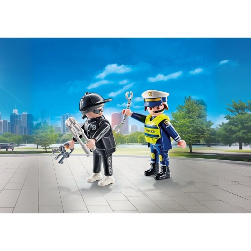 Playmobil Duo_pack Policeman And Burglar 71804 4008789718044