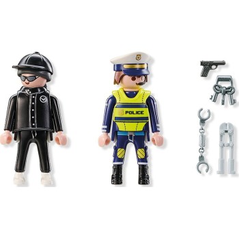 Playmobil Duo_pack Αστυνόμος Και Διαρρήκτης 71804 4008789718044